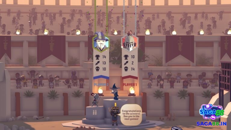 Khung cảnh u ám cùng nhạc nền phù hợp trong một trận đấu ngắn