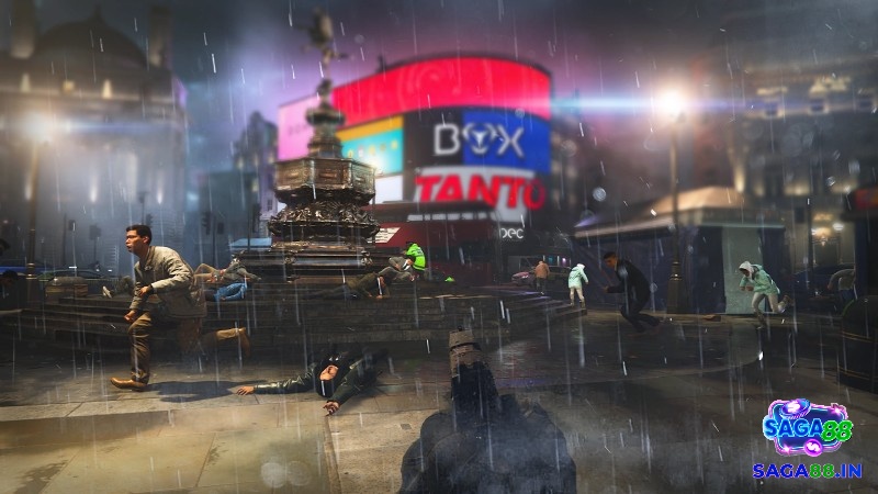 Đặc nhiệm tác chiến tại Piccadilly Circus ở London năm 2019, gợi nhịp điện ảnh của game Call of Duty: Modern Warfare (2019)