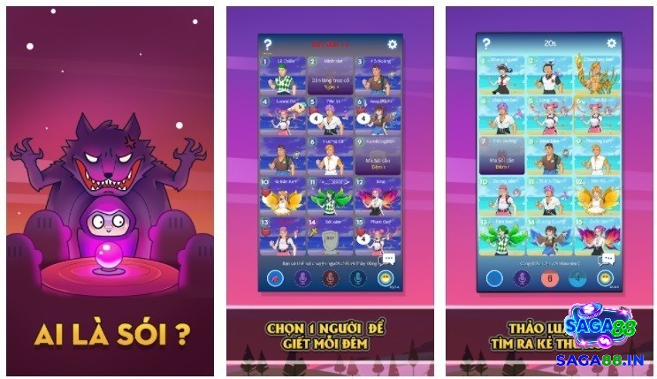 Phòng chơi Ma Sói Voice Werewolf Online với tính năng trò chuyện bằng giọng nói