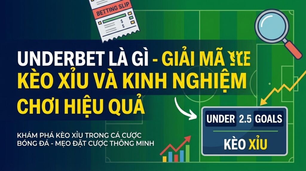 Underbet là gì? Giải mã kèo Xỉu và kinh nghiệm chơi hiệu quả