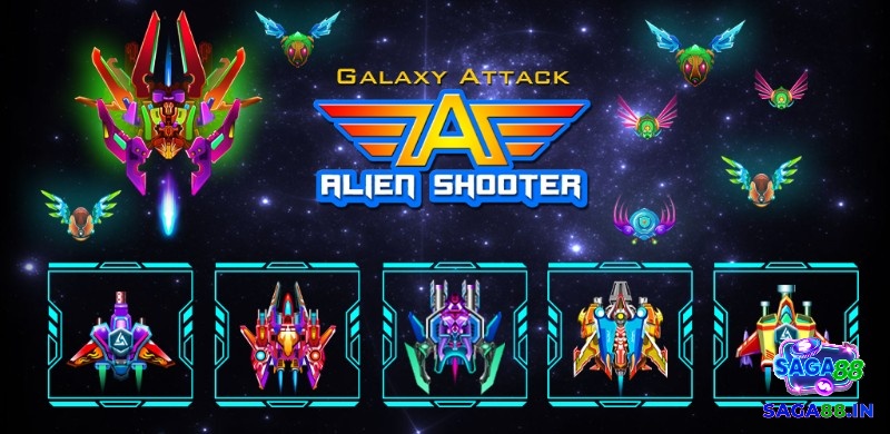 alaxy Attack Alien Shooter là lựa chọn hấp dẫn cho người thích game bắn gà bối cảnh vũ trụ