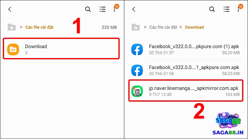 Cài tệp APK giúp người dùng chủ động lựa chọn phiên bản trò chơi