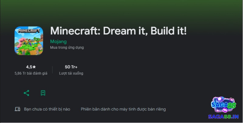 Tìm kiếm bản tải game android minecraft Dream it, Build it