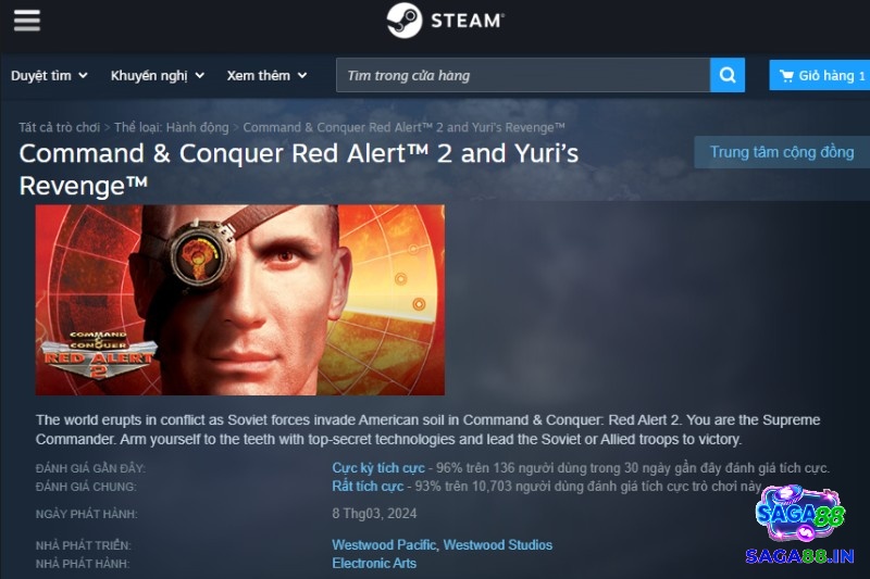 Bản tải game Red Alert 2 cho PC từ Steam hoặc EA app giúp việc xử lý lỗi dễ hơn